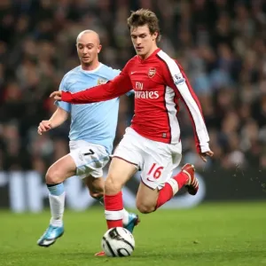 Aaron Ramsey (Arsenal) Stephen Ireland (Man City). Manchester City 3: 0 Arsenal