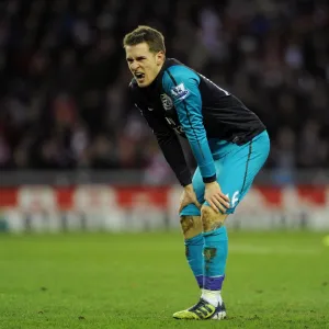 Aaron Ramsey (Arsenal). Sunderland 2: 0 Arsenal. FA Cup 5th Round. Stadium of Light