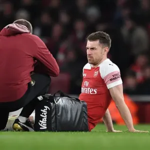 Aaron Ramsey Print - Emirates Stadium Injury