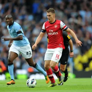 Aaron Ramsey and Yaya Toure Print, Etihad Stadium