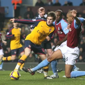Aaron Ramsey (Arsenal) Zat Knight (Aston Villa)