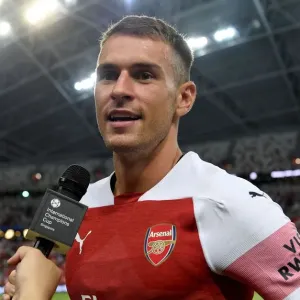 Aaron Ramsey - Arsenal's Determination Amidst Atletico Madrid Challenge (International Champions Cup 2018, Singapore)