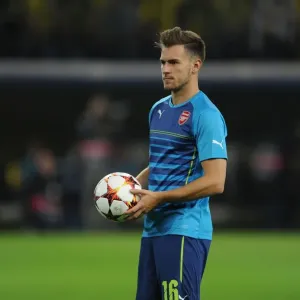 Aaron Ramsey: Arsenal's Readiness at Borussia Dortmund's Signal Iduna Park, UEFA Champions League 2014-15