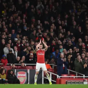 Aaron Ramsey Bids Farewell: Emotional Moment as He's Substituted in Arsenal's Europa League Clash against Stade Rennais