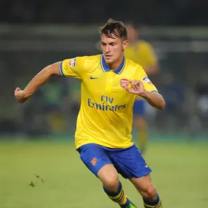Aaron Ramsey Faces Off Against Indonesia All-Stars in 2013: Arsenal Star's Thrilling Showdown