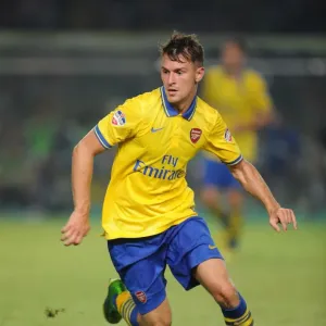Aaron Ramsey Faces Off Against Indonesia All-Stars in 2013 Friendly Match