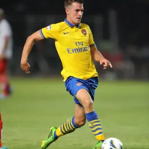 Aaron Ramsey Faces Off Against Indonesia All-Stars in 2013 Friendly Match