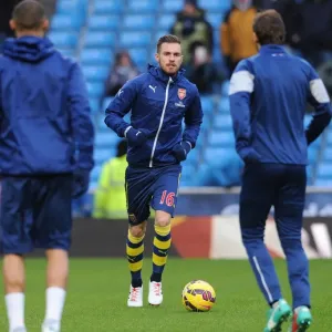Aaron Ramsey Gears Up: Manchester City vs Arsenal, Premier League 2014-15