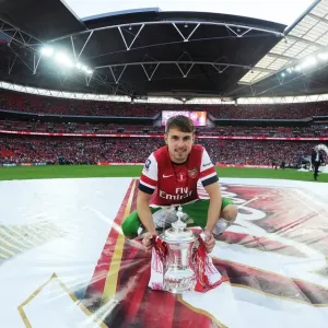 Aaron Ramsey Lifts FA Cup: Arsenal's Triumph over Hull City