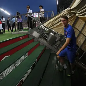 Aaron Ramsey Pre-Season Training with Arsenal at Urawa Red Diamonds, Japan (2013) Aaron Ramsey Pre-Season Training with Arsenal at Urawa Red Diamonds, Japan (2013)