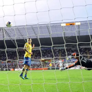 Aaron Ramsey Scores Arsenal's Second Goal (2013-14): Swansea City vs Arsenal Aaron Ramsey Scores Arsenal's Second Goal (2013-14): Swansea City vs Arsenal
