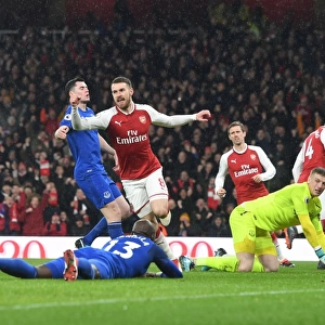 Aaron Ramsey Scores First Goal: Arsenal vs. Everton, Premier League 2017-18