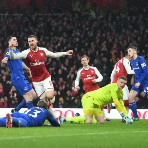 Aaron Ramsey Scores First Goal: Arsenal vs. Everton, Premier League 2017-18