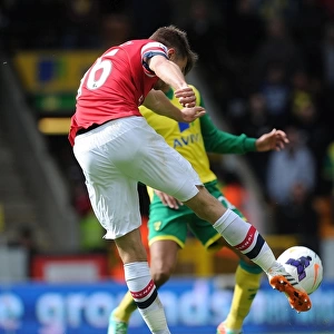 Aaron Ramsey Scores First Goal: Norwich City vs. Arsenal, Premier League 2013-14