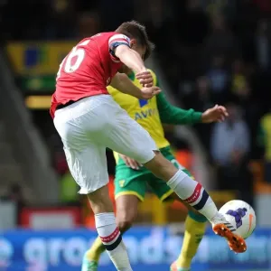 Aaron Ramsey Scores First Goal: Norwich City vs. Arsenal, Premier League 2013-14