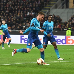 Aaron Ramsey Scores Past Gianluigi Donnarumma: Arsenal's Europa League Victory Over AC Milan (2017-18)