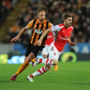 Aaron Ramsey vs David Meyler Print