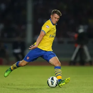 Aaron Ramsey vs Indonesia All-Stars: Arsenal Star Faces Off in 2013-14 Tour