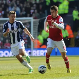 Aaron Ramsey vs. James Morrison: Battle in the Midfield - West Bromwich Albion vs. Arsenal, Premier League 2012-13 Aaron Ramsey vs. James Morrison: Battle in the Midfield - West Bromwich Albion vs. Arsenal, Premier League 2012-13