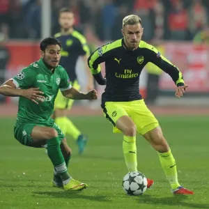 Aaron Ramsey vs. Jose Luis Palomino: Battle in the UEFA Champions League between Arsenal and Ludogorets