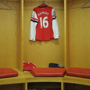 Aaron Ramsey's Arsenal Changing Room Moment before Arsenal vs Hull City (2013-14)