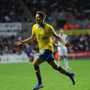 Aaron Ramsey's Brace: Swansea City vs. Arsenal, Premier League 2013-14 Aaron Ramsey's Brace: Swansea City vs. Arsenal, Premier League 2013-14