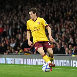 Aaron Ramsey's Determined Performance in FA Cup Sixth Round: Manchester United 2-0 Arsenal at Old Trafford, 2010