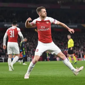 Aaron Ramsey's Goal Secures Arsenal's Europa League Quarterfinal Victory over Napoli Aaron Ramsey's Goal Secures Arsenal's Europa League Quarterfinal Victory over Napoli