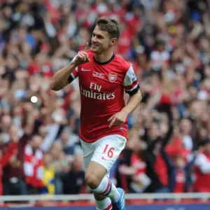 Aaron Ramsey's Thrilling Goal: Arsenal's Victory Against Stoke City, 2013-14 Premier League Aaron Ramsey's Thrilling Goal: Arsenal's Victory Against Stoke City, 2013-14 Premier League