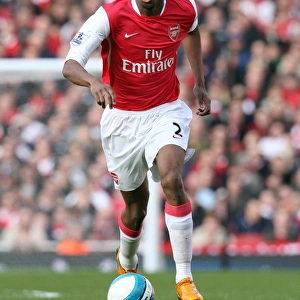 Abou Diaby in Action: Arsenal vs. Aston Villa, 1-1 Barclays Premier League Match, Emirates Stadium, 1/3/08