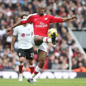 Abou Diaby in Action: Arsenal vs. Fulham, 2009 Barclays Premier League, Emirates Stadium Abou Diaby in Action: Arsenal vs. Fulham, 2009 Barclays Premier League, Emirates Stadium