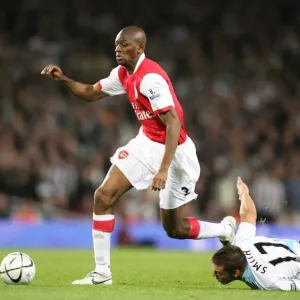 Abou Diaby (Arsenal) Alan Smith (Newcastle) Abou Diaby (Arsenal) Alan Smith (Newcastle)