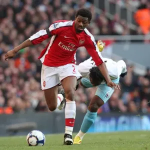 Abou Diaby (Arsenal) Andre Bikey (Burnley). Arsenal 3: 1 Burnley. Barclays Premier League Abou Diaby (Arsenal) Andre Bikey (Burnley). Arsenal 3: 1 Burnley. Barclays Premier League