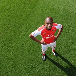 Abou Diaby (Arsenal). Arsenal 1st Team Photocall. Emirates Stadium, 7 / 8 / 14. Credit