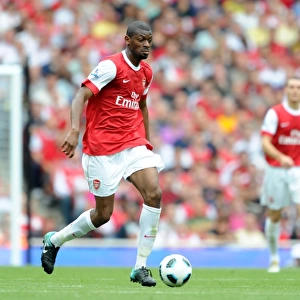 Abou Diaby (Arsenal). Arsenal 6: 0 Blackpool, Barclays Premier League, Emirates Stadium