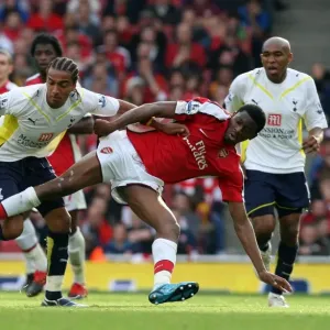 Abou Diaby (Arsenal) Benoit Assou-Ekotto (Tottenham) Print Abou Diaby (Arsenal) Benoit Assou-Ekotto (Tottenham) Print