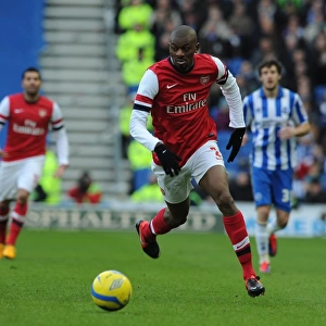 Abou Diaby (Arsenal). Brighton & Hove Albion 2: 3 Arsenal. FA Cup 4th Round. The AMEX Stadium