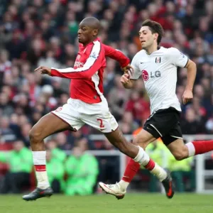 Abou Diaby (Arsenal) Clint Dempsey (Fulham) Abou Diaby (Arsenal) Clint Dempsey (Fulham)