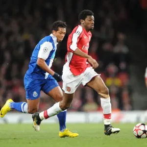 Abou Diaby (Arsenal) Falcao (Porto). Arsenal 5: 0 FC Porto, UEFA Champions League First Knockout Round, Second Leg, Emirates Stadium, Arsenal Football Club, London, 9 / 3 / 2010. Credit : Stuart MacFarlane / Abou Diaby (Arsenal) Falcao (Porto). Arsenal 5: 0 FC Porto, UEFA Champions League First Knockout Round, Second Leg, Emirates Stadium, Arsenal Football Club, London, 9 / 3 / 2010. Credit : Stuart MacFarlane /