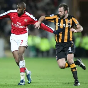 Abou Diaby (Arsenal) Ian Ashbee (Hull)