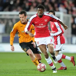 Abou Diaby (Arsenal) Jan Vennegoor of Hesselink (Hull). Hull City 1: 2 Arsenal Abou Diaby (Arsenal) Jan Vennegoor of Hesselink (Hull). Hull City 1: 2 Arsenal