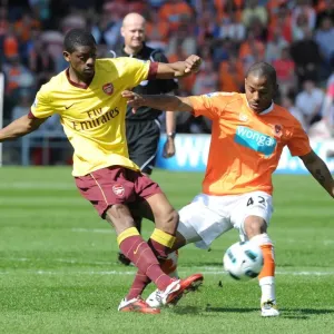 Abou Diaby (Arsenal) Jason Puncheon (Blackpool). Blackpool 1: 3 Arsenal