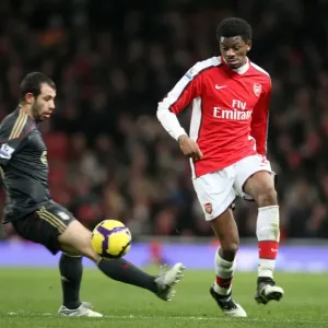 Abou Diaby (Arsenal) Javier Mascherano (Liverpool). Arsenal 1: 0 Liverpool
