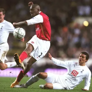 Abou Diaby (Arsenal) Jermaine Jenas (Spurs) Abou Diaby (Arsenal) Jermaine Jenas (Spurs)