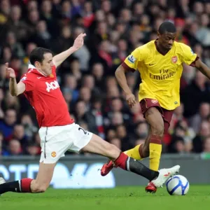 Abou Diaby (Arsenal) John O Shea (Man Utd). Manchester United 2: 0 Arsenal