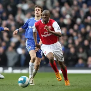 Abou Diaby (Arsenal) Juliano Belletti and Joe Cole (Chelsea)
