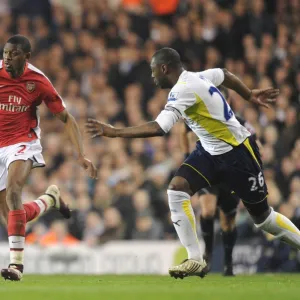 Abou Diaby (Arsenal) Ledley King (Tottenham). Tottenham Hotspur 2: 1 Arsenal