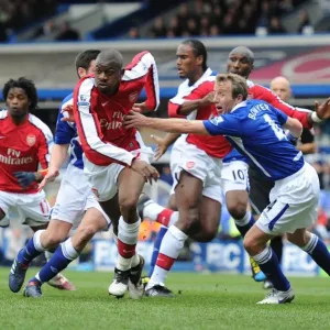 Abou Diaby (Arsenal) Lee Bowyer (Birmingham). Birmingham City 1: 1 Arsenal