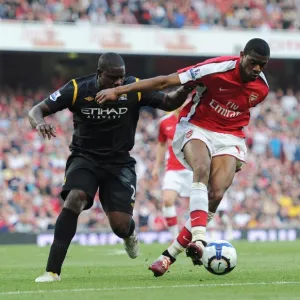 Abou Diaby (Arsenal) Micah Richards (Man City). Arsenal 0: 0 Manchester City