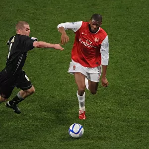 Abou Diaby (Arsenal) Stephen Dawson (Orient). Arsenal 5: 0 Leyton Orient